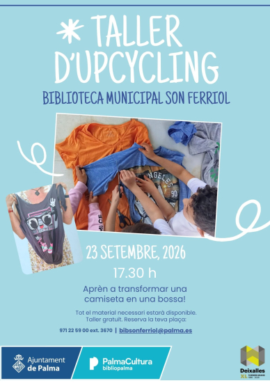 Taller d’upcycling, amb la Fundació Deixalles