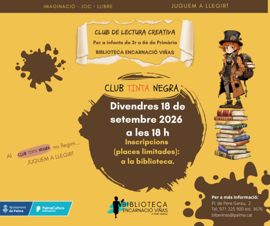 Club de lectura infantil amb Club Tinta Negra